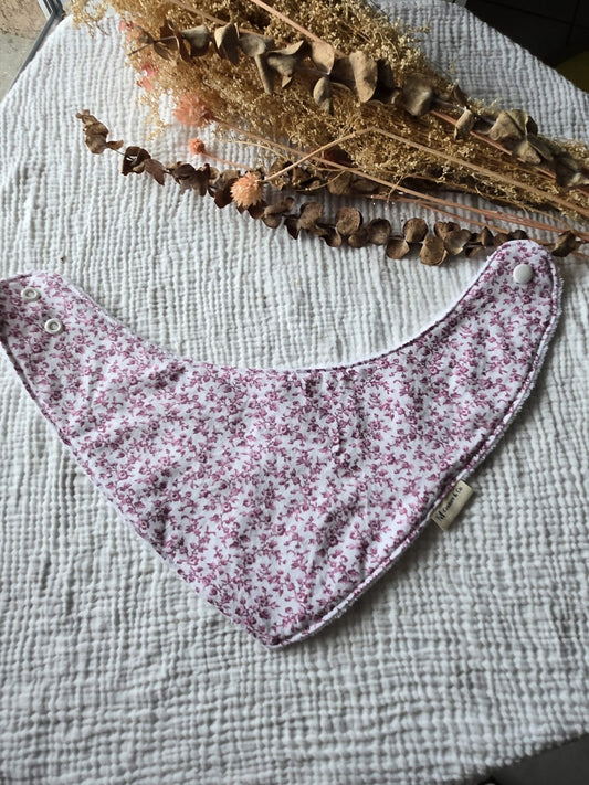 Bavoir bandana Rosée