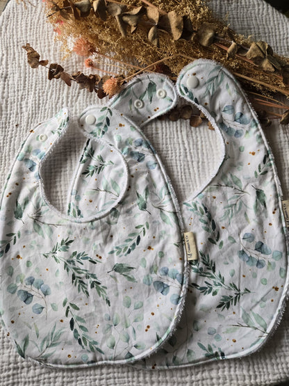 Bavoir repas Pistache