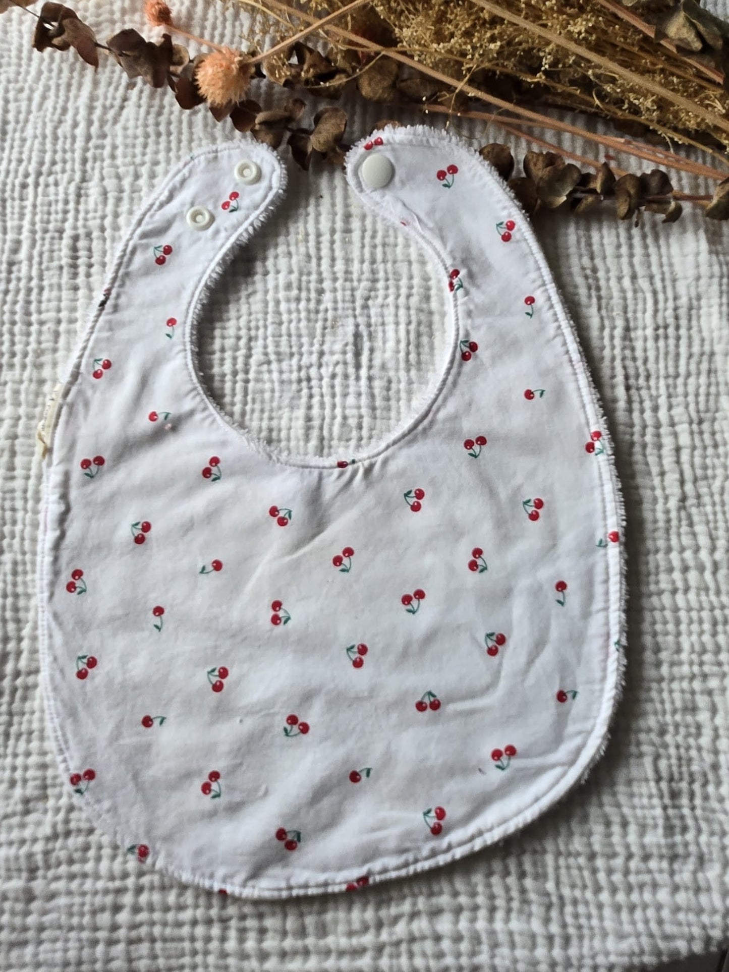 Bavoir repas Cerise
